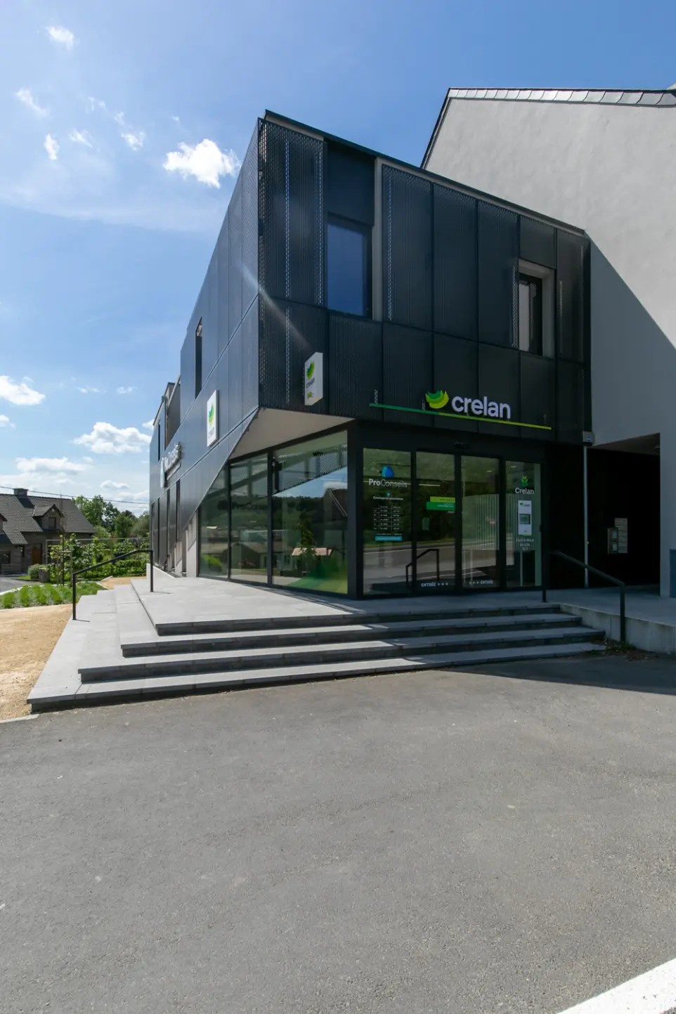 Construction banque et de logements sur la commune de Durbuy - Collaboration avec le Bureau Ter-A 